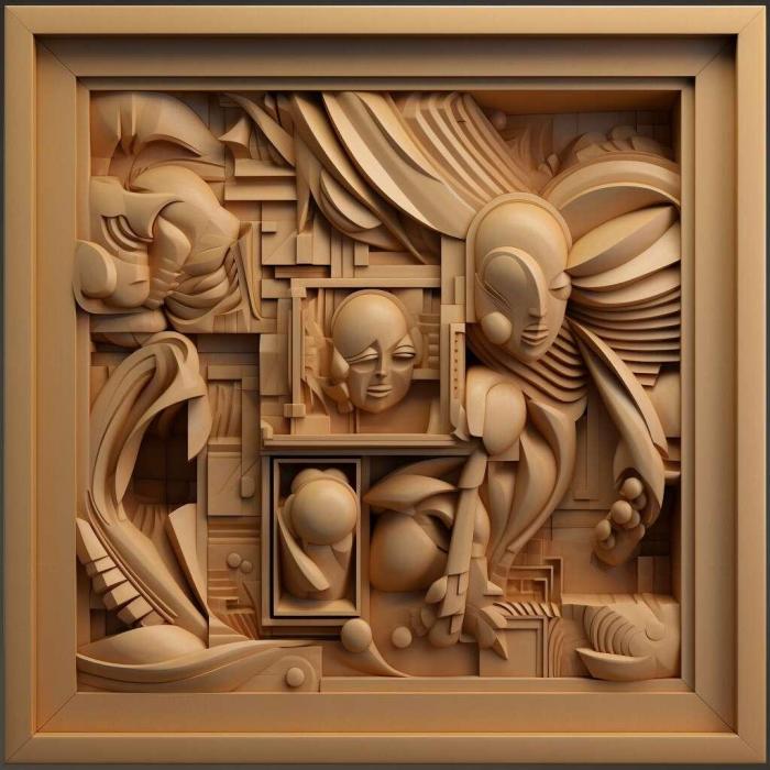 نموذج ثلاثي الأبعاد لآلة CNC 3D Art 